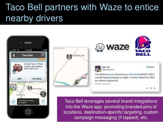 Taco Bell partners with Waze to entice nearby drivers